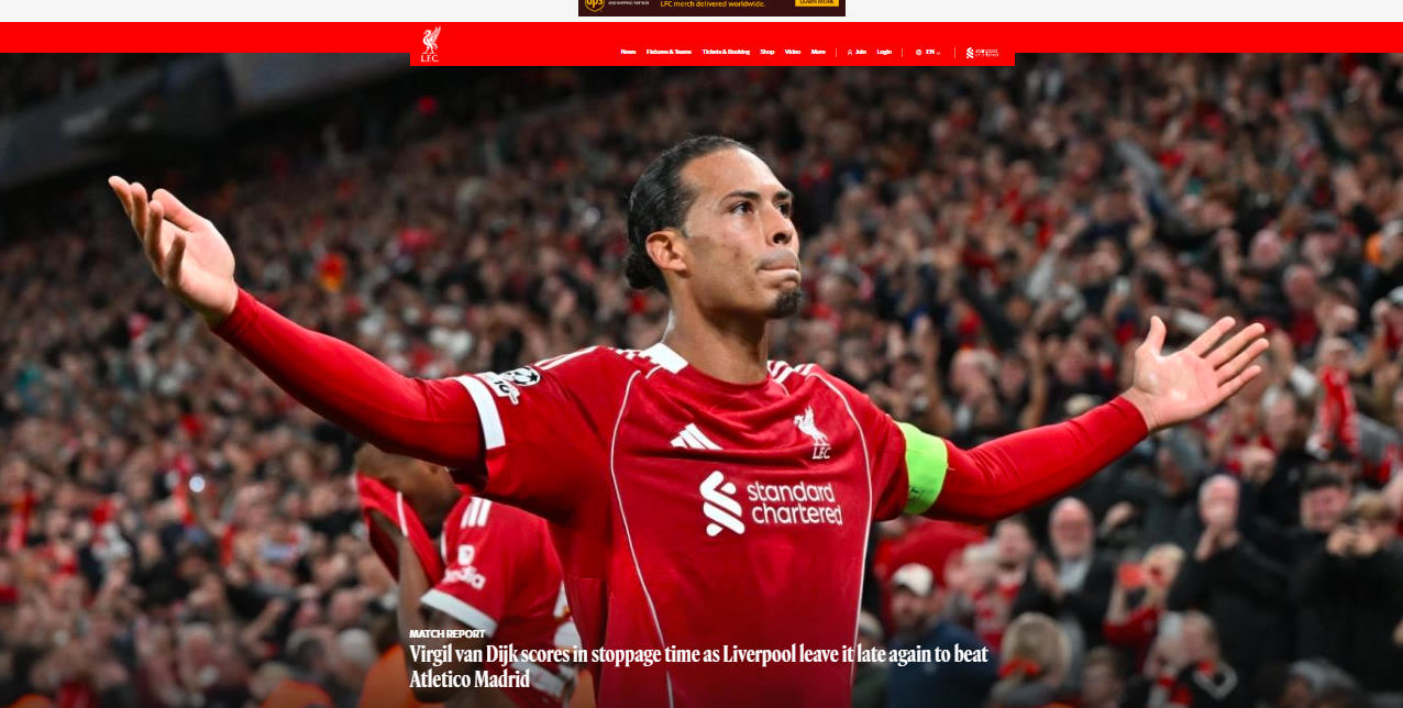 cn, 旅亚特兰大, 利物浦队在